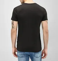 Solid Men Round Neck T-shirt-thumb1
