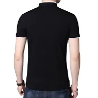 Stylish Cotton Blend T-Shirt For Men-thumb2