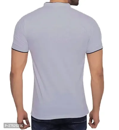 Stylish Cotton Blend T-Shirt For Men-thumb2