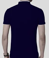 Stylish Cotton Blend T-Shirt For Men-thumb1