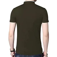 Stylish Cotton Blend T-Shirt For Men-thumb1