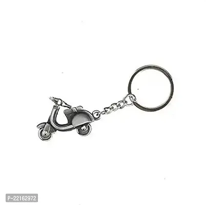 Vespa Scooter Keychain/Keyring Locking Metal Keyring Compatible With CarsBike Locking Key Chainnbsp;nbsp;(Yellow)