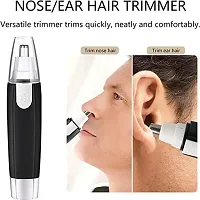 BZ-004 || 3 in 1 Electric Nose Hair Trimmer for Men  Women || Dual-edge Blades || Painless Electric Nose and Ear Trimmer Eyebrow Clipper || Waterproof, Eco- Travel-User-Friendly,120 min Runtime-thumb4