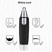 BZ-004 || 3 in 1 Electric Nose Hair Trimmer for Men  Women || Dual-edge Blades || Painless Electric Nose and Ear Trimmer Eyebrow Clipper || Waterproof, Eco- Travel-User-Friendly,120 min Runtime-thumb2