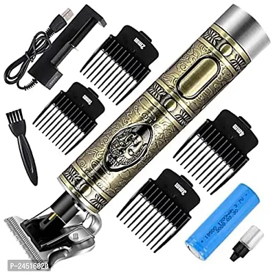 WS T99 || Budha Trimmer || Zero Gapped || T-Blade Close Cutting || Cordless Hair Clipper for men || 3 Guide Combs Brush || 1200mAh Li-ion Battery || Runing 120 mint-thumb0