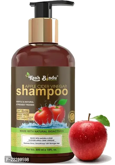 KESHBINDU Natural Apple Cider Vinegar Shampoo | Sulphate Free | No Parabens Shampoo - 300ml