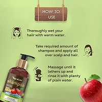 KESHBINDU Natural Apple Cider Vinegar Shampoo | Sulphate Free | No Parabens Shampoo - 300ml-thumb1