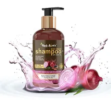 KESHBINDU Red Onion Black Seed Oil Shampoo with Red Onion Seed Oil Extract, Black Seed Oil  Pro-Vitamin B5 - No Parabens, Sulphates, Silicones, Color  PEG - 300mL-thumb4