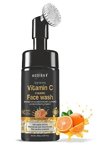 MEDIBAR? Vitamin C Face Wash With Turmeric For Skin Brightening, Skin Glowing And Deep Cleansing - Vitamin C Facewash For Reduces Pigmentation And Dark Spots - No Parabens, Sulphate 150mL-thumb1