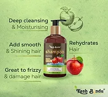 KESHBINDU Natural Apple Cider Vinegar Shampoo | Sulphate Free | No Parabens Shampoo - 300ml-thumb2