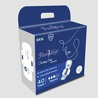 First drop  Advanced XXXL | 160 Pads | All Night Ultra Comfort Sanitary Pads for Women | Convert Heavy flow into Gel | Odour Control | Absorbs 2x more with Wider Back | Helps Prevent Rashes-thumb3