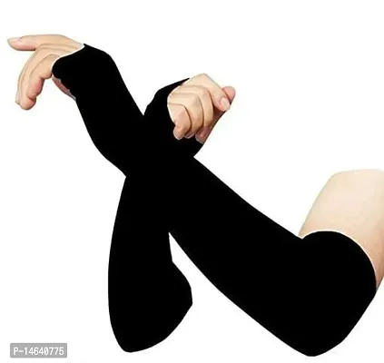 Lets Slim Cooling Arm Sleeves Hand Gloves For Men And Women Pack Of 4-thumb3