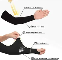Lets Slim Cooling Arm Sleeves Hand Gloves For Men And Women Pack Of 4-thumb1