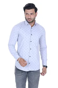 GREY COLOR CASUAL SHIRT  FOR MEN-thumb2