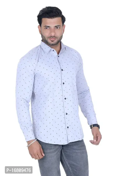 GREY COLOR CASUAL SHIRT  FOR MEN-thumb4