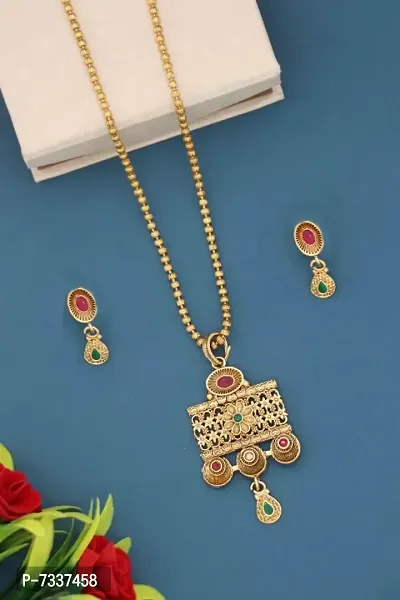 Beautiful Alloy Gold Plated Jewellry set