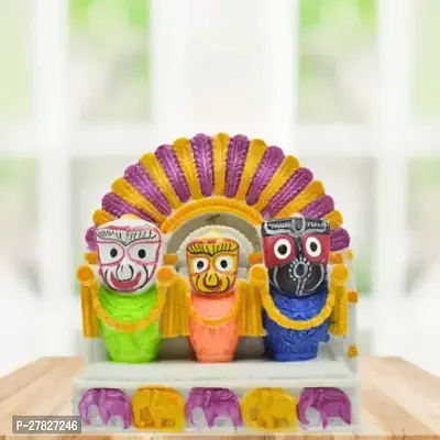 Real Craft Lord Jagannath Balaram Maa Subhadra Idol Decorative