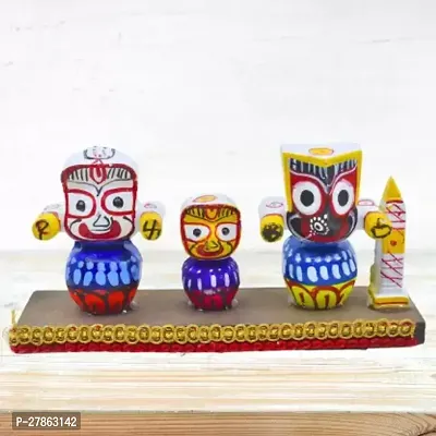 Mini Jagannath Singhasan Idol Decorative Showpiece-thumb0