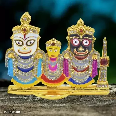 Lord Jagannath, Balaram  Subhadra Deity Decorative Showpiece