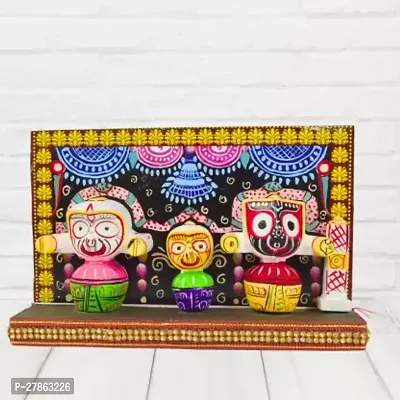 Real Craft Elegant Marble Jagannath Sculpture Decorative Showpiece