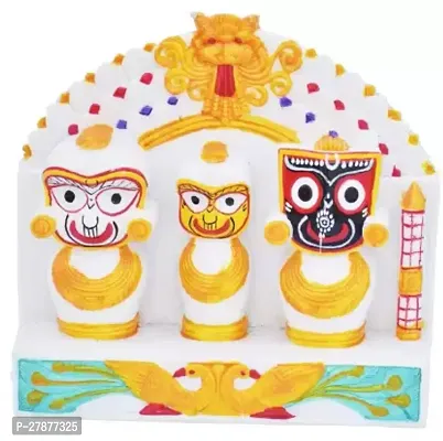 Real Craft Lord Jagannath, Balabhadra, Subhadra in Mayura Singhasana-thumb0