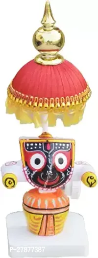 Real Craft Lord Jagannath Statue for Car Dashboard