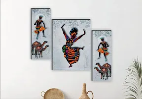 Traditional Modern Art Framed Wall Art Painting Set (12X18)-thumb2