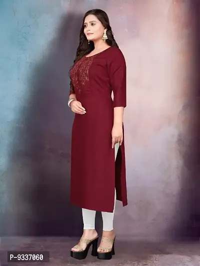 Classic Cotton Embroidered Kurtis for Women-thumb3