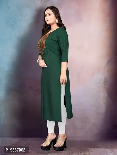 Classic Cotton Embroidered Kurtis for Women-thumb3