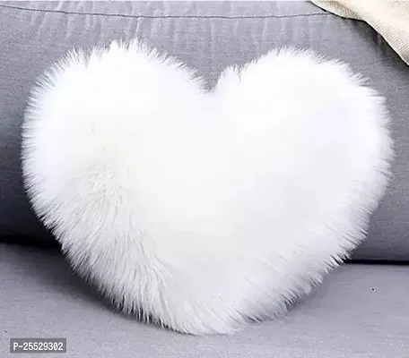 Stylish White Polyester Solid Cushion Covers