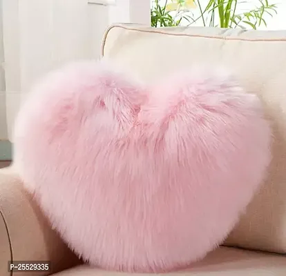 Stylish Pink Polyester Solid Cushion Covers