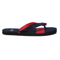 Bluepop Red Navy Daily Wear Soft Casual Slipper For Men-thumb2