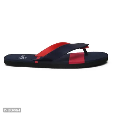 Bluepop Red Navy Daily Wear Soft Casual Slipper For Men-thumb3