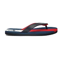 Bluepop Dual Red Navy Daily Wear Soft Casual Slipper For Men-thumb3