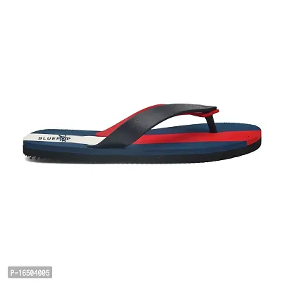 Bluepop Dual Red Navy Daily Wear Soft Casual Slipper For Men-thumb4