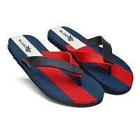 Bluepop Dual Red Navy Daily Wear Soft Casual Slipper For Men-thumb2