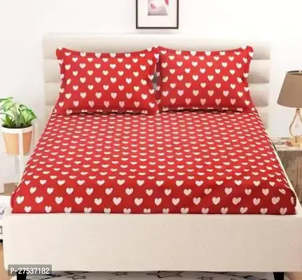Classic Printed Double Bedsheet with Pillow Covers