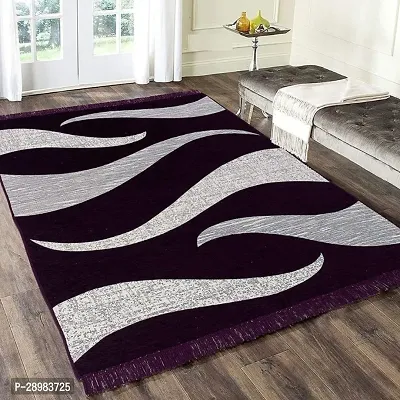 Superfine Exclusive Chenille Yarn Velvet Carpet - 5 Feet X 7 Feet-thumb0