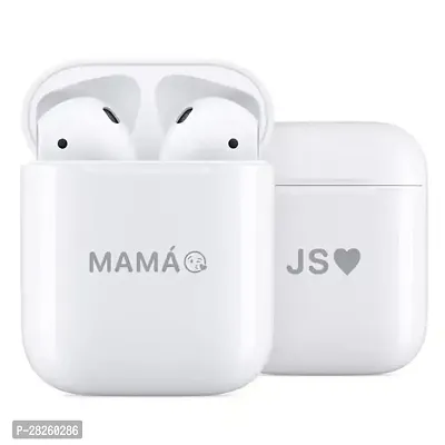 White In-ear Bluetooth Wireless Airpods With Microphone-thumb0