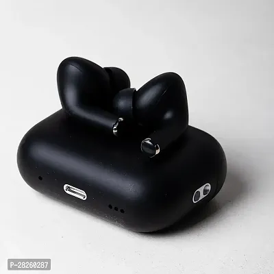 Black In-ear Bluetooth Wireless Airpods With Microphone