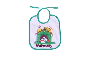 MOM'S DARLING Cotton Bibs for New born Baby 0 to 6 months(pack of 7 Pieces) | Baby Apron | Baby Feeding Bib | New Born Baby Products/Essential | Baby Shower Gift | Multicolor.-thumb4