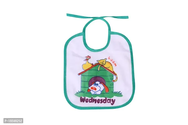 MOM'S DARLING Cotton Bibs for New born Baby 0 to 6 months(pack of 7 Pieces) | Baby Apron | Baby Feeding Bib | New Born Baby Products/Essential | Baby Shower Gift | Multicolor.-thumb5