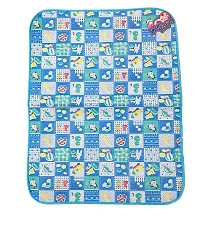 Mom's Darling Baby Bed Protector Waterproof Plastic Sheets, Urine Matress Protector Sheets, Baby Diaper Changing Sheet/(0-12 Months)/Pack of 2 Piece/(LENGTH-92 cm - BREADTH-61CM)/Multicolor.-thumb1