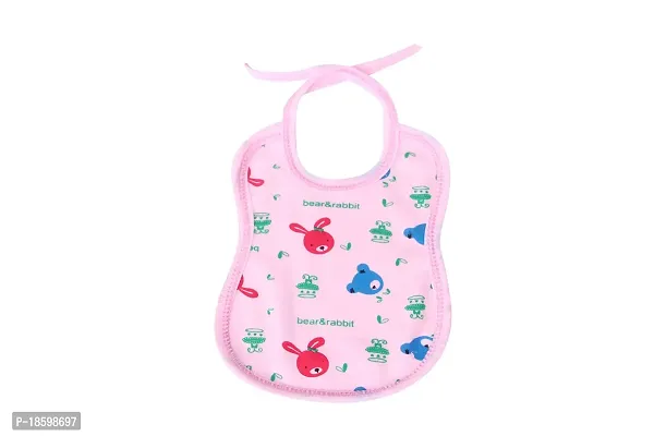 MOM'S DARLING Cotton Bibs for New born Baby 0 to 6 months(pack of 6 Pieces) | Baby Apron | Baby Feeding Bib | New Born Baby Products/Essential | Baby Shower Gift| Multicolor-thumb3