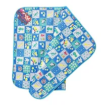 Mom's Darling Baby Bed Protector Waterproof Plastic Sheets, Urine Matress Protector Sheets, Baby Diaper Changing Sheet/(0-12 Months)/Pack of 1 Piece/(LENGTH-92 cm - BREADTH-61CM)/Blue.-thumb3