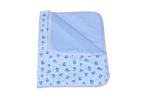 Mom's Darling 3 Layer Bed Protector Waterproof for Baby with Towel | Baby Bed Sheet Waterproof| Plastic Bed Sheet for Baby Urine| Diaper Changing mats for Baby| L= 76cm / W= 51cm | Pack of 2-thumb4