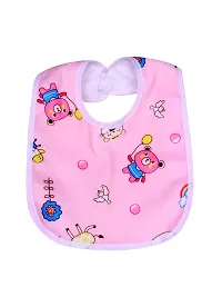 MOM'S DARLING Cotton Bibs for New born Baby 0 to 6 months(pack of 5 Pieces) | Baby Apron | Baby Feeding Bib | New Born Baby Products/Essential | Baby Shower Gift. Multicolor-thumb4