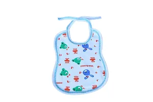 MOM'S DARLING Cotton Bibs for New born Baby 0 to 6 months(pack of 6 Pieces) | Baby Apron | Baby Feeding Bib | New Born Baby Products/Essential | Baby Shower Gift| Multicolor-thumb1