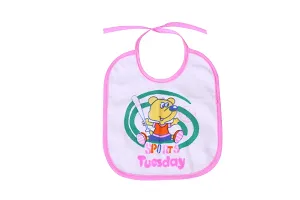 MOM'S DARLING Cotton Bibs for New born Baby 0 to 6 months(pack of 7 Pieces) | Baby Apron | Baby Feeding Bib | New Born Baby Products/Essential | Baby Shower Gift | Multicolor.-thumb3