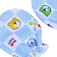 Mom's Darling Newborn Baby Cotton Mittens Set/Gloves Set/Multicolor (Pack of 6 Pair)-thumb2